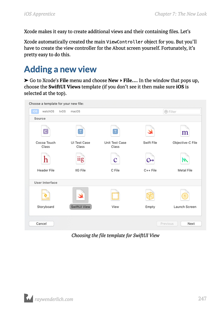 Chapter 7 - missing part of paragraph? - iOS Apprentice - Kodeco Forums