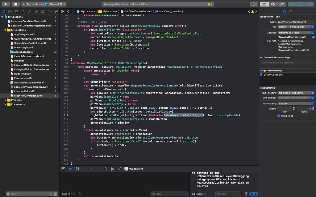Chapter29 confusion about code - iOS Apprentice - Kodeco Forums