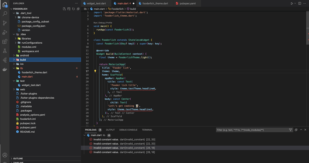 Chapter 4 - Fooderlich theme - Flutter Apprentice - Kodeco Forums
